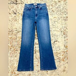 LE JEAN by CHARLIE GAY Stella Crop Flare jeans size 26